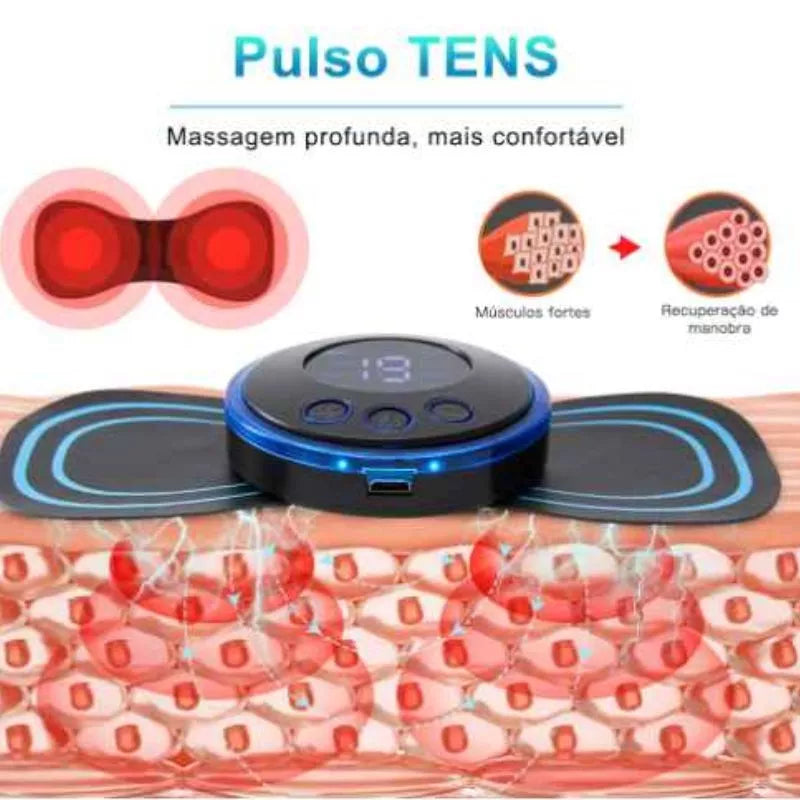 KIT 4 Massageadores Portáteis Elétrico Recarregável